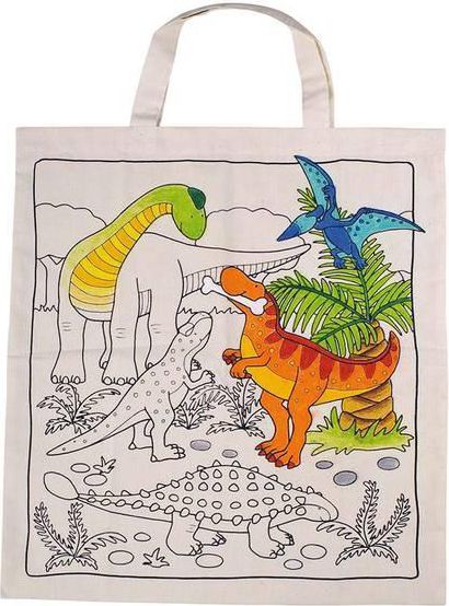 Goki Coloring Bag - Dinosaurs - 212489 galda spēle