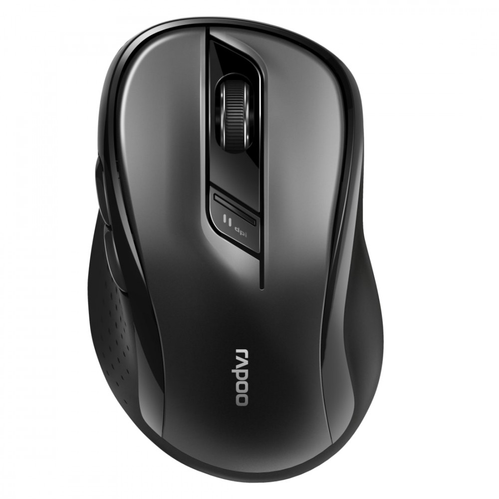 Wireless optical mouse Rapoo M500 black Datora pele