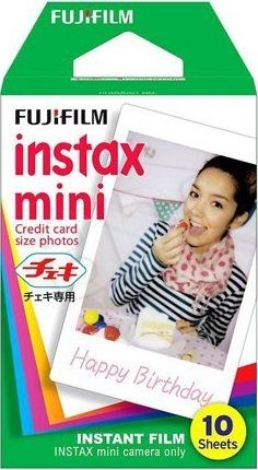 1 Fujifilm instax mini Film white frame foto papīrs