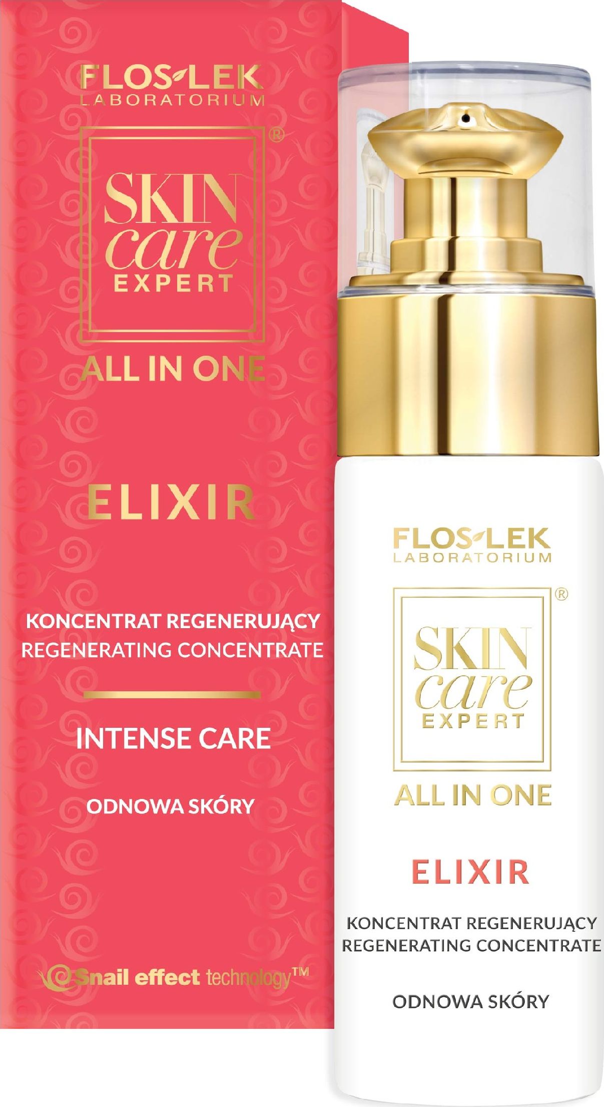 Floslek Floslek Skin Care Expert All in One Eliksir-koncentrat regenerujacy 30ml 147946 (5905043007946) kosmētika ķermenim