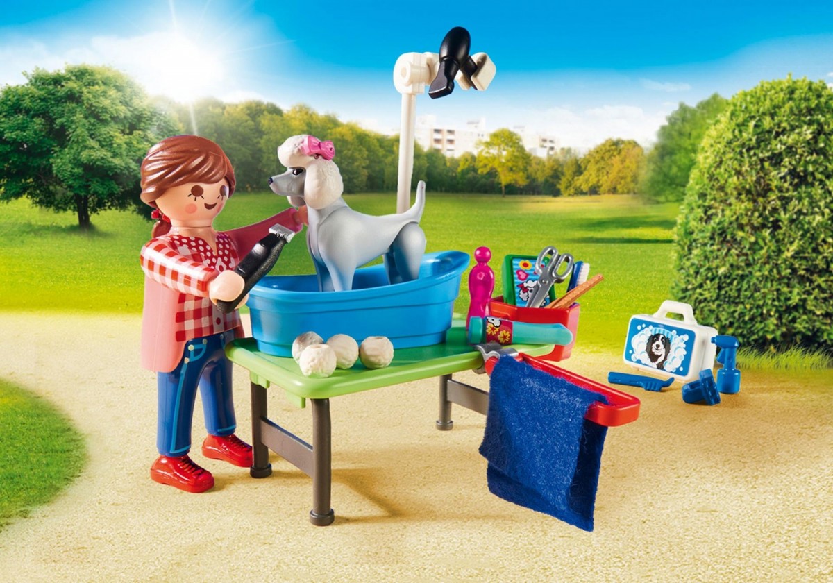 PLAYMOBIL 9278 Mobile Pet Grooming konstruktors