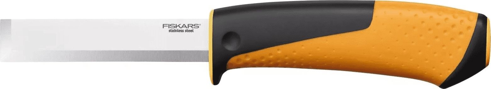 Fiskars Carpenter's knife with sharpener 6411501560209 Zāģi