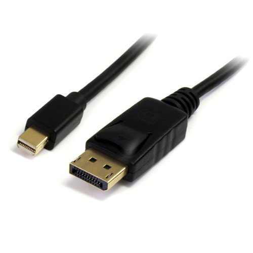 InLine Mini DisplayPort zu DisplayPort Kabel 1m, vergoldeteKontakte, schwarz monitors