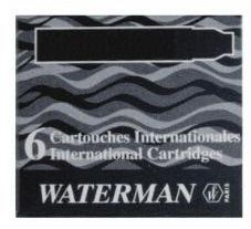 Waterman Inter ink cartridges black (S0110940)