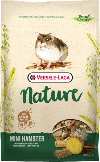 Versele-Laga  Mini Hamster Nature - karma dla chomika op. 400 g uniwersalny VAT012845 (5410340614204)