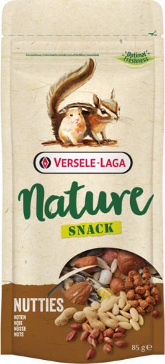Versele-Laga Versele-Laga Nature Snack Nutties - Przekaska dla gryzoni i malych ssakow z orzechami i nasionami, op. 85g uniwersalny VAT01285 grauzējiem