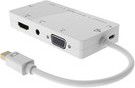 MicroConnect  Mini DP to VGA/HDMI/ DVI/Audio for MacBook Pro iMac Surface kabelis, vads