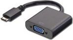 MicroConnect  HDMI Mini - VGA adapter M-F HDMI Mini type - VGA, Black kabelis, vads