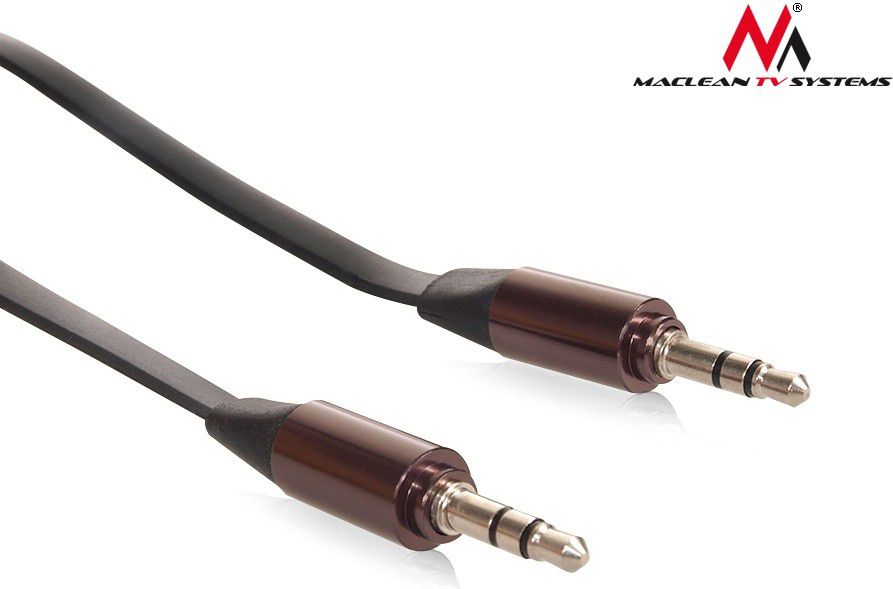 Jack Cable 3.5mm 1m MCTV-694B black kabelis, vads