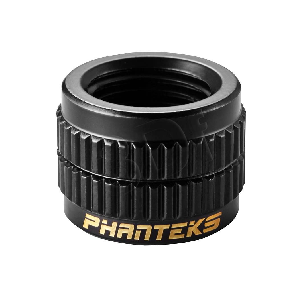 PHANTEKS Glacier F-F Adapter G1/4 - black ūdens dzesēšanas sistēmas piederumi