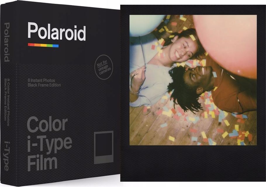 Polaroid Color i-Type Film Black Frame Edition foto papīrs