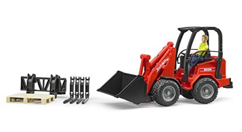 Bruder Professional Series Schäffer Compact loader 2034 with figure and acces - 02191 Rotaļu auto un modeļi