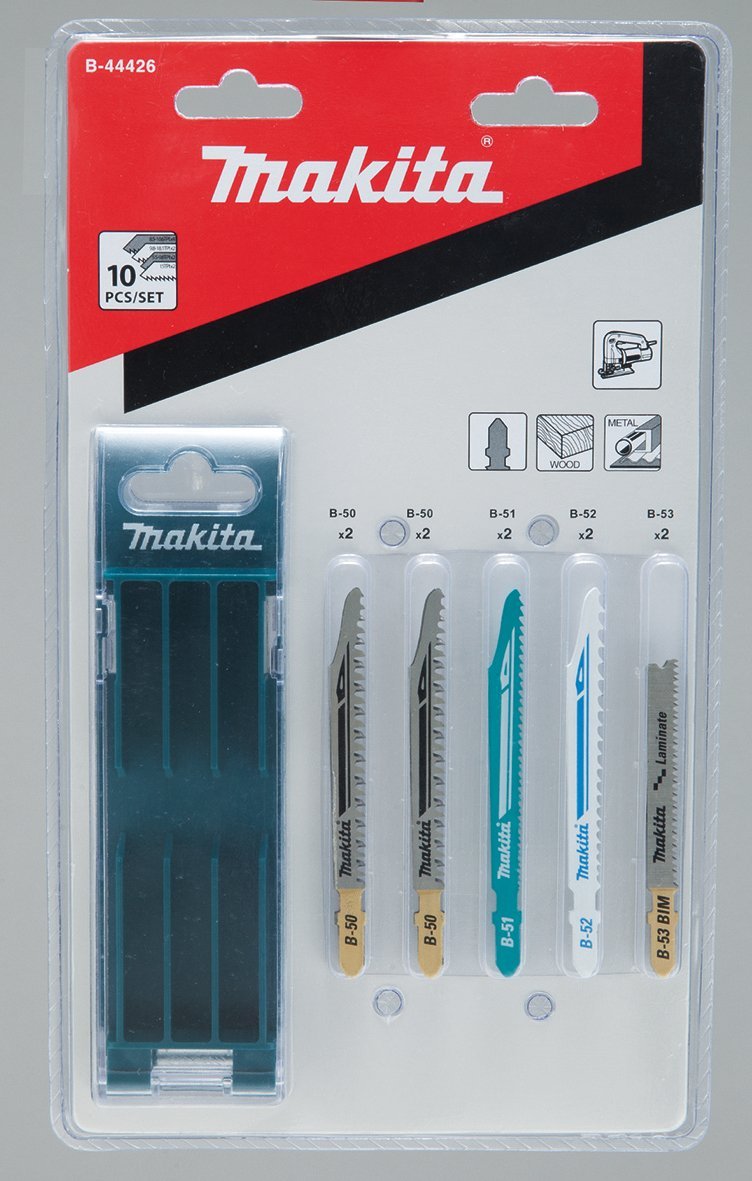 Makita jigsaw blades - various types  