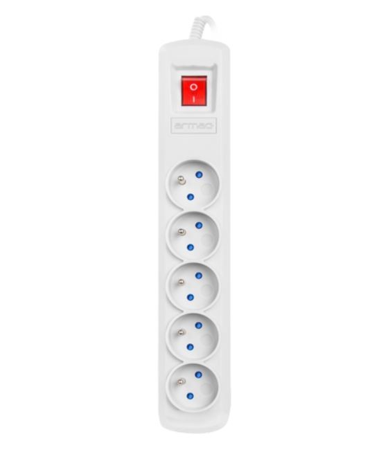 Power strip R5 1.5m R5/SZ/15 gray elektrības pagarinātājs