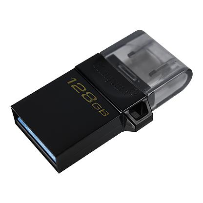 Kingston 128GB DT MicroDuo 3 Gen2 + microUSB (Android/OTG) USB Flash atmiņa