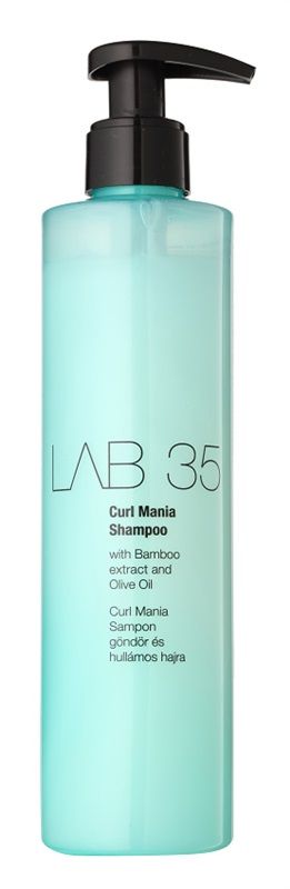 Kallos Lab 35 Curl Shampoo Szampon z extraktem z bambusa i oliwy z oliwek 300 ml Matu šampūns