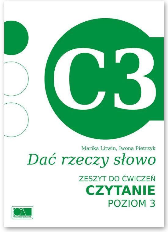 Dac rzeczy slowo. Czytanie - poziom 3. 169503 (9788361339922) galda spēle