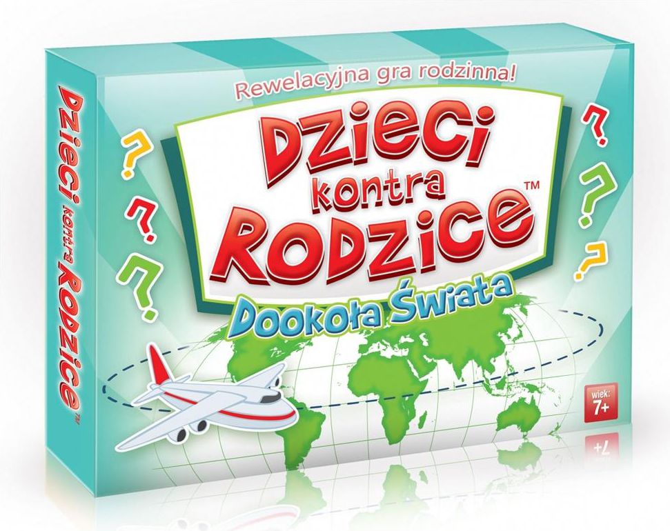 Kangur Dzieci kontra Rodzice. Dookola swiata (164492) 164492 (5902768471168) galda spēle