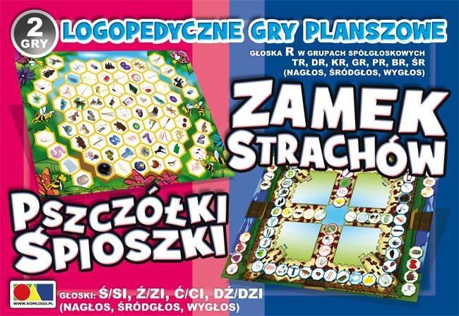 2 gry Zamek Strachow/Pszczolki Spioszki 168572 (5900238482805) galda spēle