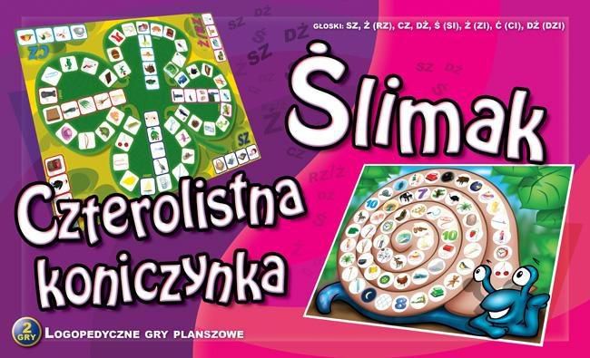 2 gry Slimak/Czterolistna koniczynka 168604 (5900238480139) galda spēle