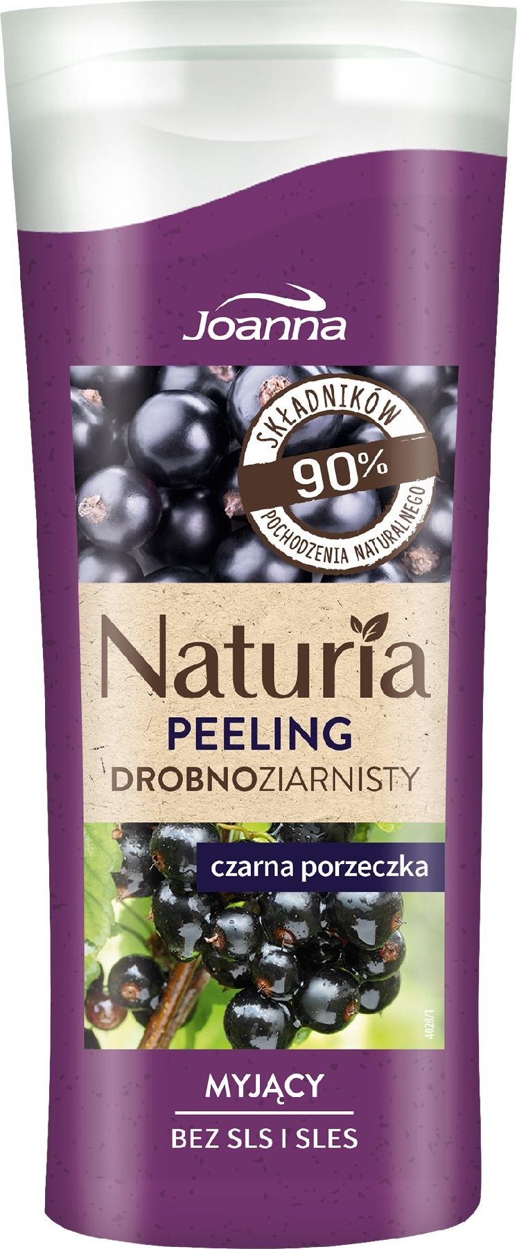 Joanna Joanna Naturia Peeling do ciala drobnoziarnisty Czarna Porzeczka 100g 526883 (5901018018566) kosmētika ķermenim