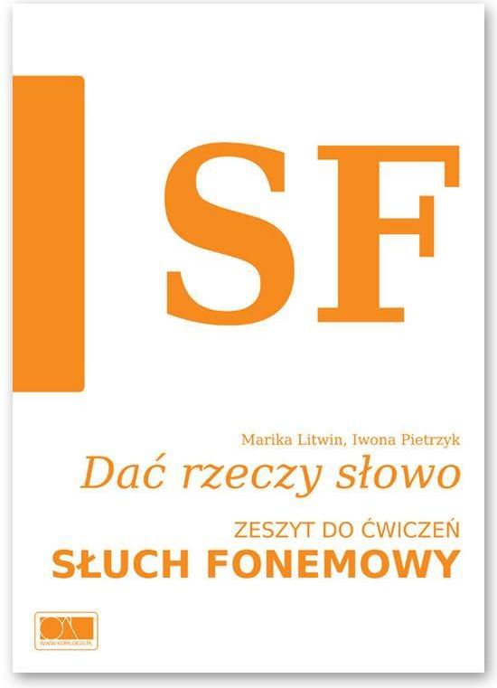 Dac rzeczy slowo. Sluch fonemowy. 169515 (9788361339977) galda spēle