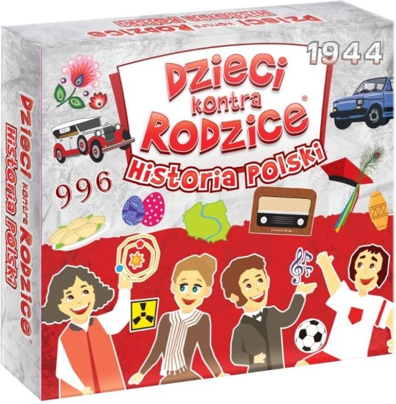 Kangur Dzieci kontra Rodzice. Historia Polski 287046 (5902768471663) galda spēle