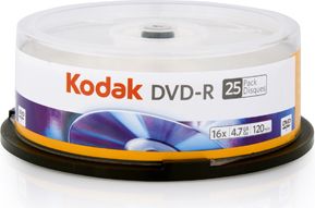 Kodak DVD-R 4.7 GB 16x 25 sztuk (3936177 /1410325) 3936177 /1410325 (4895199900134) matricas