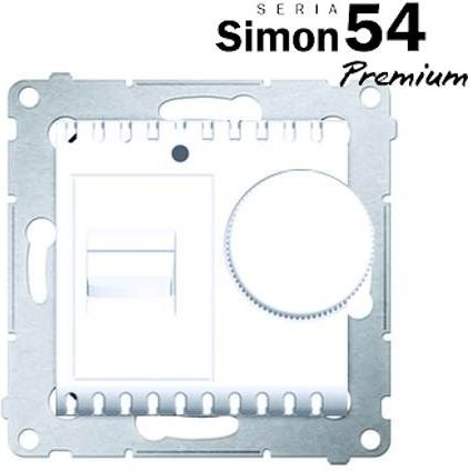 Kontakt-Simon 54 Regulator temperatury z czujnikiem wewnetrznym zloty mat (DRT10W.02/44) DRT10W.02/44 (5902787826680)