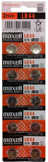 Maxell LR44 10pc. Baterija