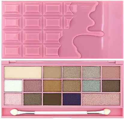 Makeup Revolution I Love Make Up Palette Zestaw cieni do powiek Chocolate Pink Fizz (16 kolorow) 22g 730303 (5029066060303) ēnas