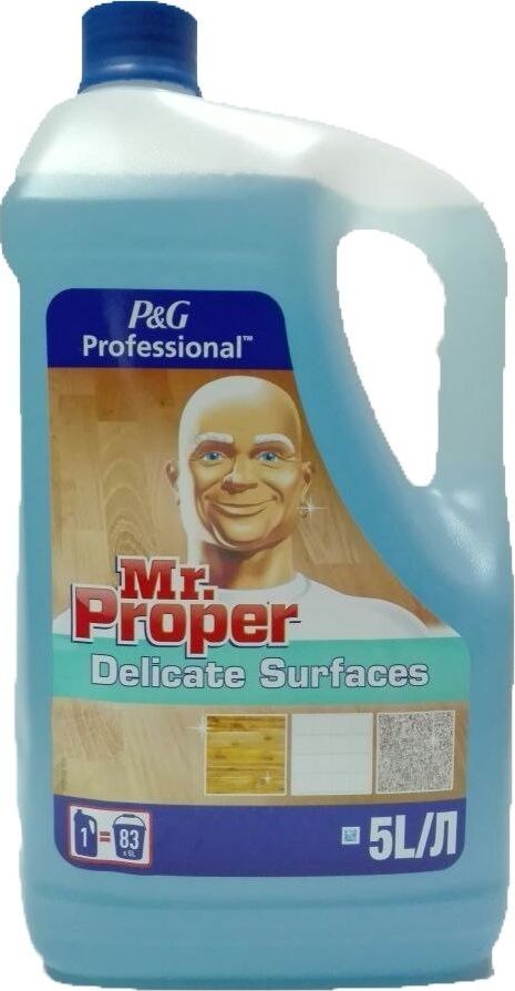 Mr. Proper For Floors With A Delicate Surfaces 5L Sadzīves ķīmija