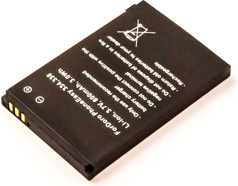 CoreParts Battery for Doro Mobile 2.96Wh Li-ion 3.7V 800mAh  MSPP3144 01.10.CAREP0103, MICROSPAREPARTS MOBILE akumulators, baterija mobilajam telefonam