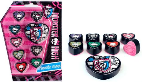 Mega Creative MC STEMPLE PLASTIKOWE Monster High - ST 1201MH ST 1201MH (5901350207574)