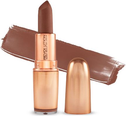 Makeup Revolution Iconic Matte Nude Revolution Lipstick Lipstick 3.2g Inspiration Lūpu krāsas, zīmulis