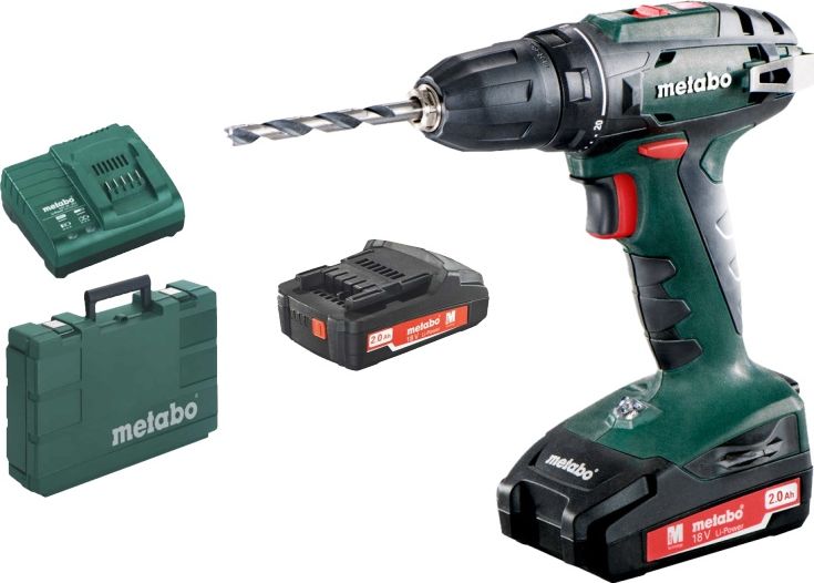 Metabo BS 18 1600 RPM Keyless 1.3 kg Black, Green