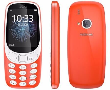 Nokia 3310 (2017) Red, 2.4 &quot;, TFT, 240 x 320 pixels, 16 MB, Dual SIM, Micro-SIM, Bluetooth, 3.0, USB version microUSB 2.0, Built-in Mobilais Telefons