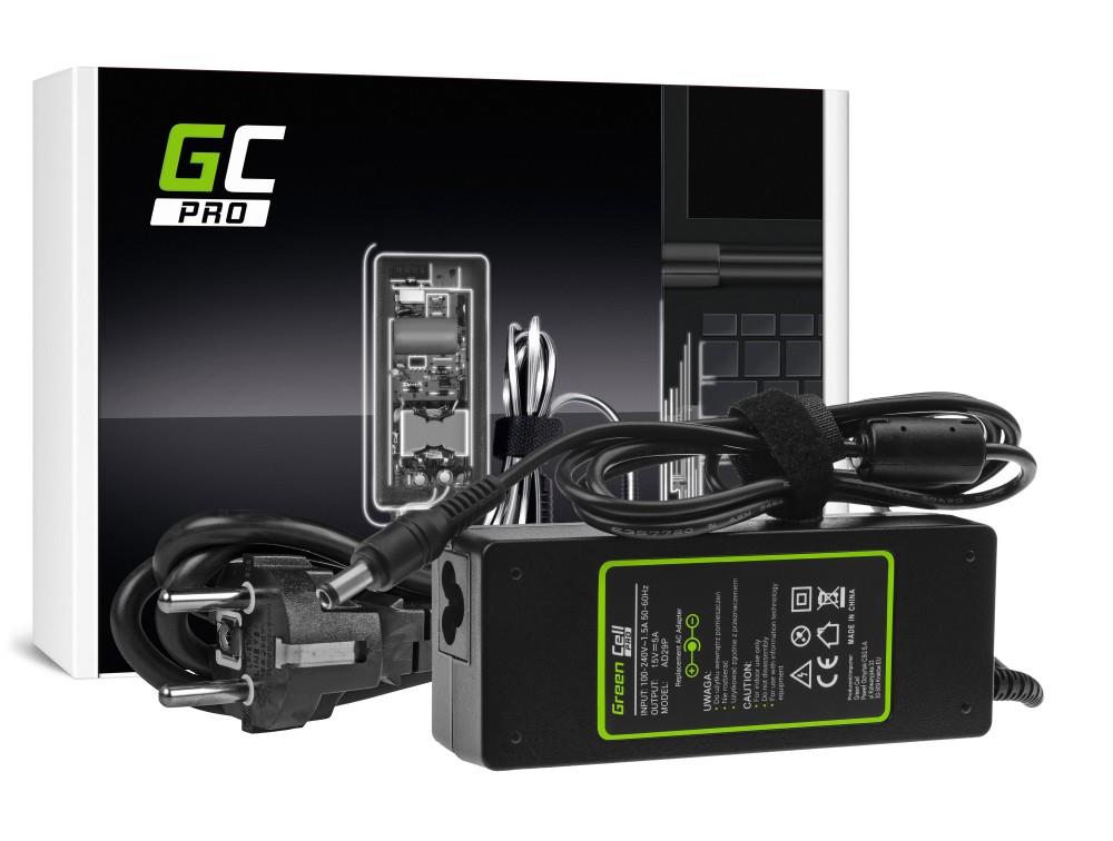 Green Cell PRO Charger  AC Adapter for Toshiba Tecra A10 A11 M11 Satellite A100 P100 Pro S500 15V 5A 75W portatīvo datoru lādētājs