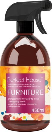 Perfect House PERFECT HOUSE_Furniture profesjonalne mleczko do mycia i pielegnacji mebli Pink Pepper Oakmoss 450ml 5902305000943 (5902305000 Sadzīves ķīmija