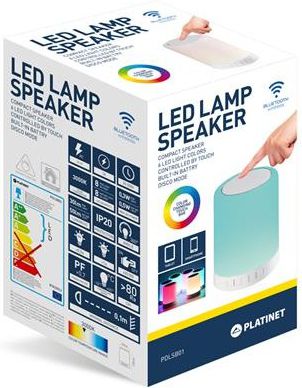 Platinet LED lamp with 2in1 Bluetooth speaker apgaismes ķermenis