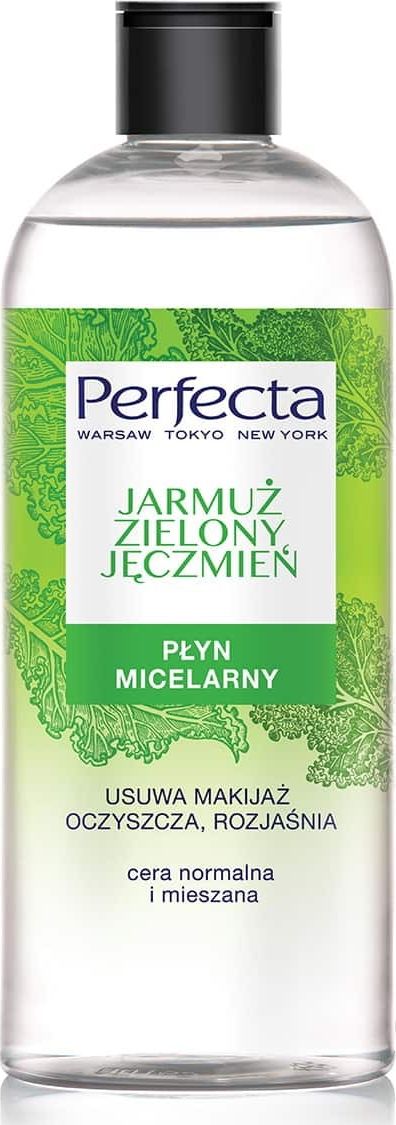 Perfecta Plyn micelarny Jarmuz & Zielony Jeczmien 400ml 5900525057907 (5900525057907) kosmētikas noņēmējs