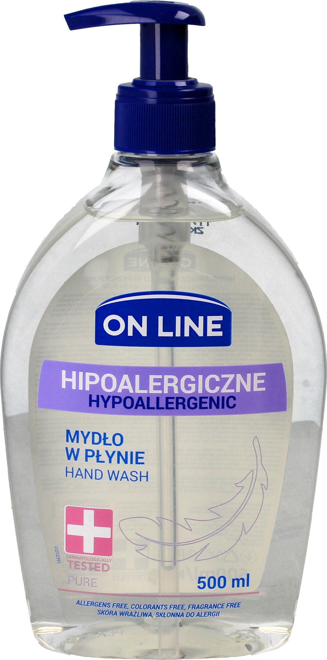 On Line Mydlo w plynie Pure 500ml 106920 (5903116738360)