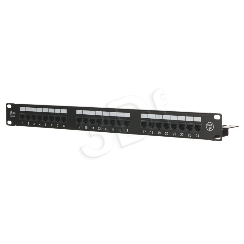 ALANTEC Patch panel UTP 24 porty LSA kat.5e z polka Serveru aksesuāri