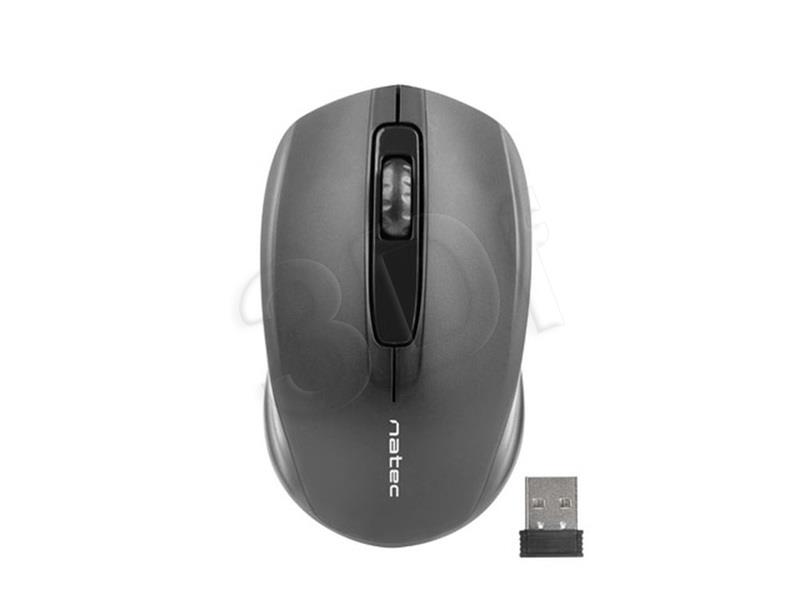 Natec Wireless Optical Mouse JAY Nano| Wireless 2.4 GHz | 1600 DPI | black Datora pele