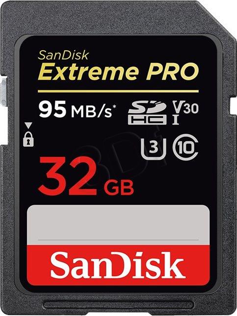 Sandisk Extreme PRO SDHC 32GB 95MB/s V30 UHS-I U3 SDSDXXG-032G-GN4IN atmiņas karte
