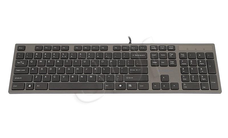 A4Tech KV-300H Grey USB, US klaviatūra