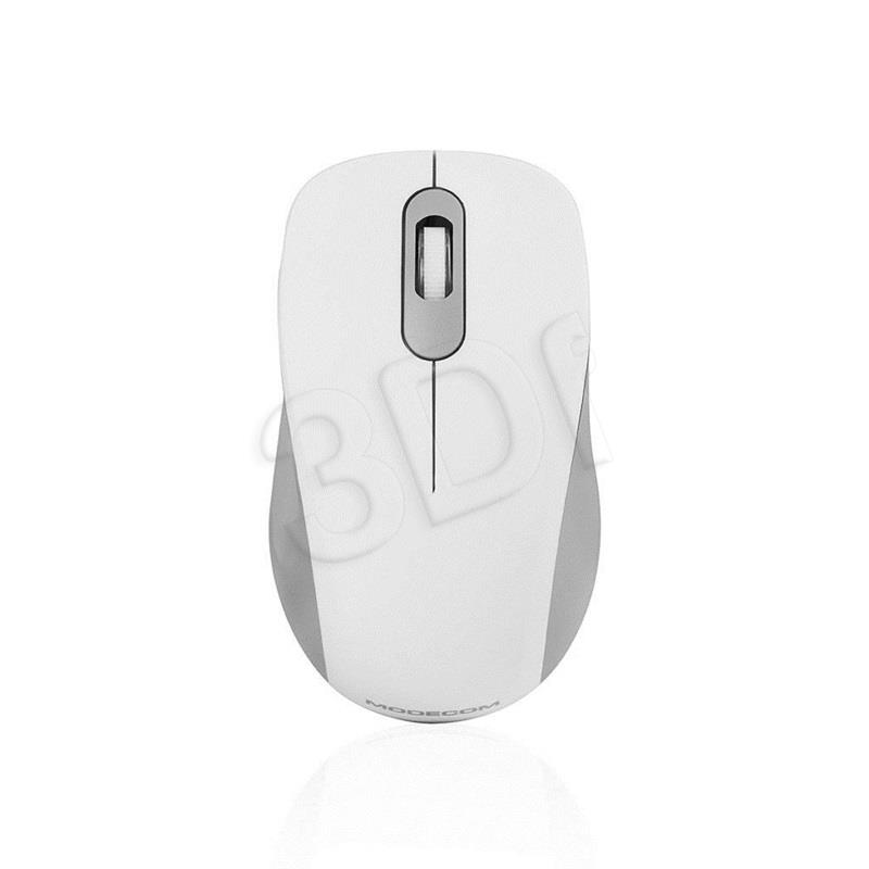 MODECOM Wireless Optical Mouse WM10S Silent White Datora pele