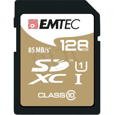 Emtec memory card SDXC 128GB Class 10 Gold+ (85MB/s, 21MB/s) atmiņas karte