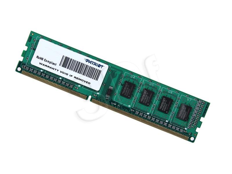 PATRIOT SIGNATURE DDR3 4GB PC3-12800 (1600MHZ) CL11 DIMM (51 operatīvā atmiņa