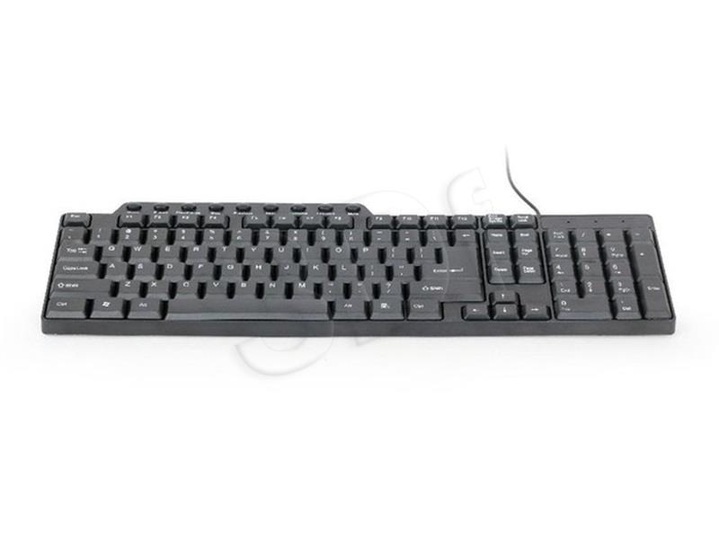 Standard Keyboard USB   KB-UM-104 black klaviatūra